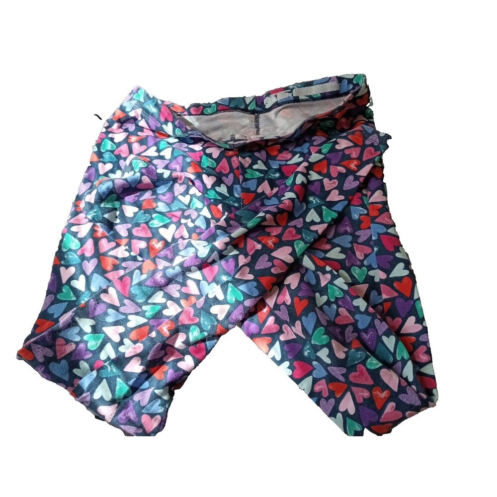 Wonder Nation Dark Blue leggings with colored Hearts‎ size 18